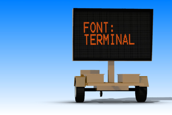 highway message board 3ds - LED Highway Message Board by stoplight96