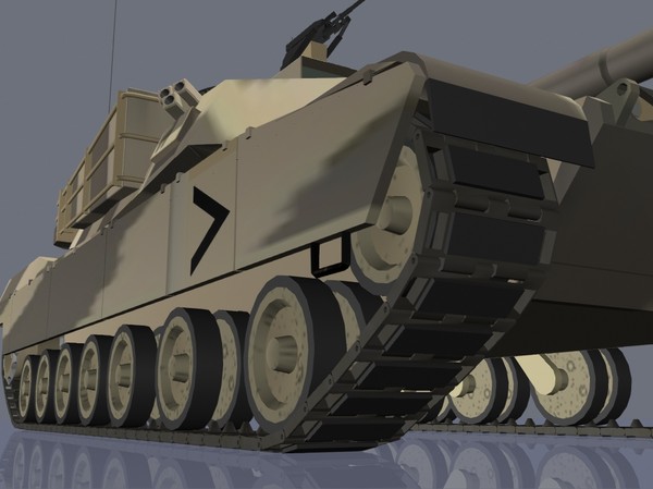 obj m1a2 abrams variant tank - M1A2 Abrams Variant by jhthomas512