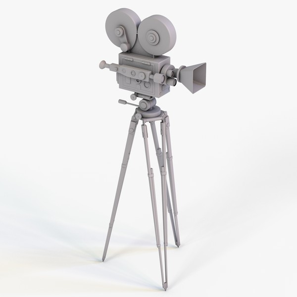 film movie camera 3d model - Movie Camera by Marketing Arts Group