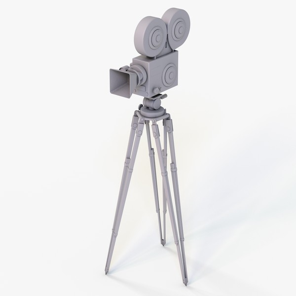 film movie camera 3d model - Movie Camera by Marketing Arts Group