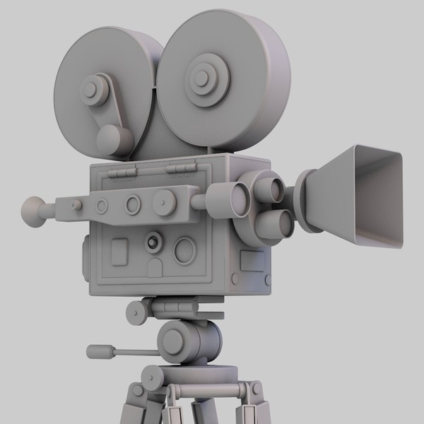 film movie camera 3d model - Movie Camera by Marketing Arts Group