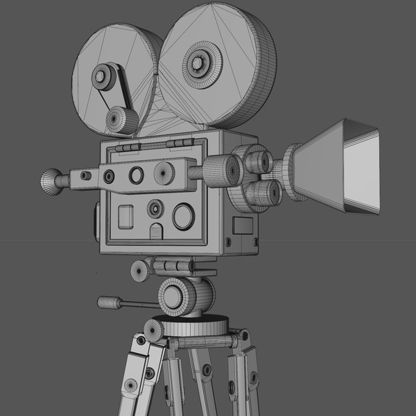 film movie camera 3d model - Movie Camera by Marketing Arts Group