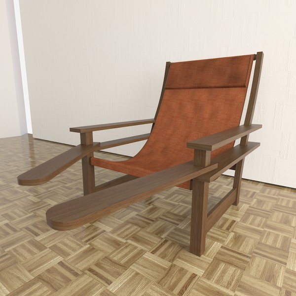 3d model squatter chair - Squatter Chair by TheToastMaster