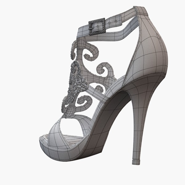 shoes caovilla 3d model - Caovilla - Ayer Noir Shoes by marco brunori