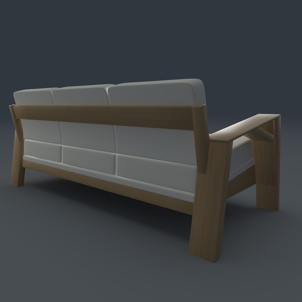3d model of sofa design - Sofa Carpenter by mindFreeArtist