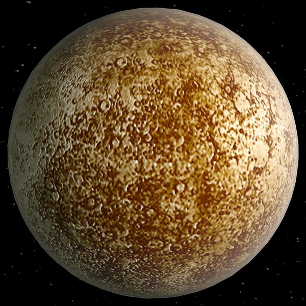earth atmosphere planet 3d model - Mercury by 3DUniverse Pro