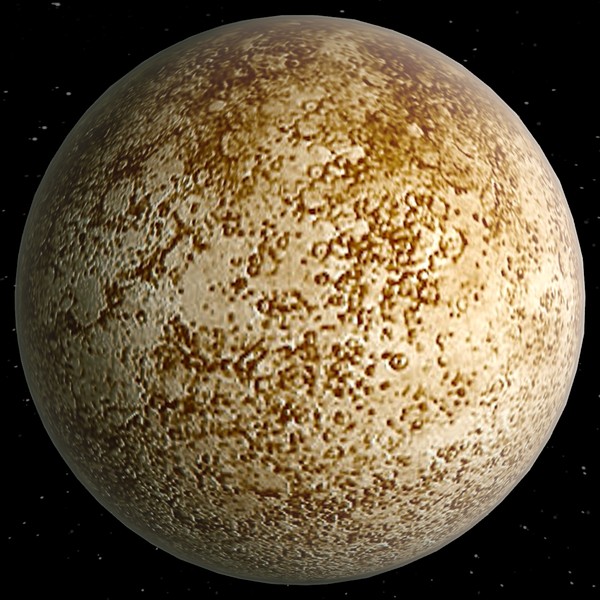 earth atmosphere planet 3d model - Mercury by 3DUniverse Pro