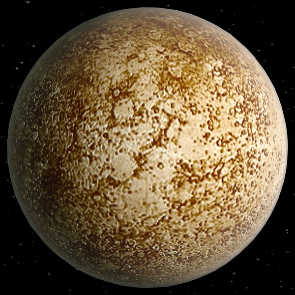 earth atmosphere planet 3d model - Mercury by 3DUniverse Pro