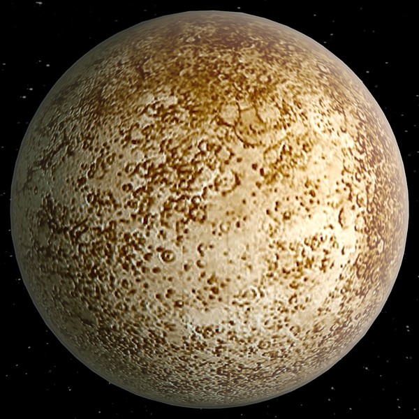 earth atmosphere planet 3d model - Mercury by 3DUniverse Pro
