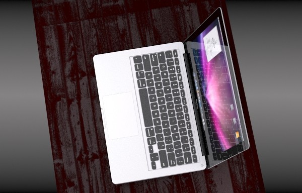 3d model apple macbook - Apple Macbook by mpietruszka