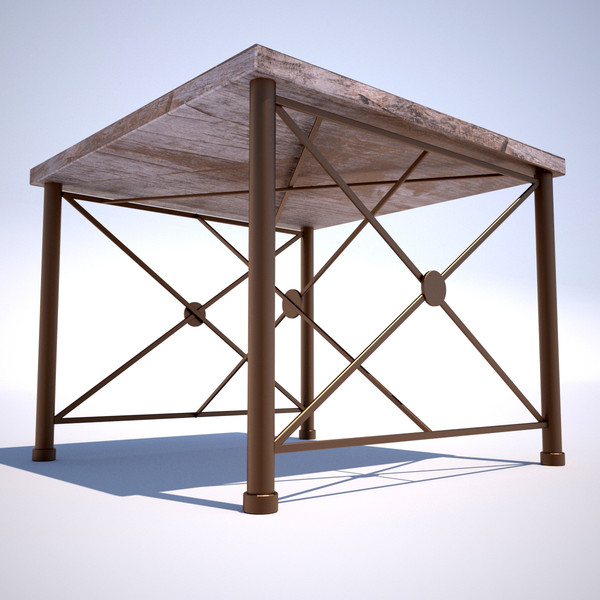 modern coffee dining table 3d model - Coffee Dining Table by CTA AE