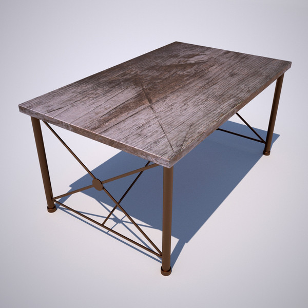 modern coffee dining table 3d model - Coffee Dining Table by CTA AE