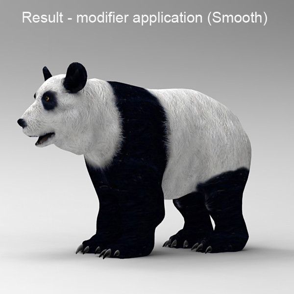 hand panda 3d model - Panda by 3d_Wanderer