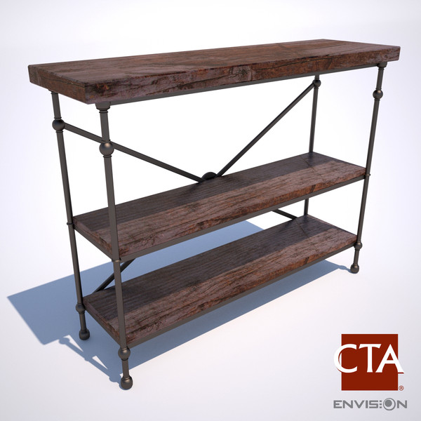 3d modern table wood - Side Table by CTA AE
