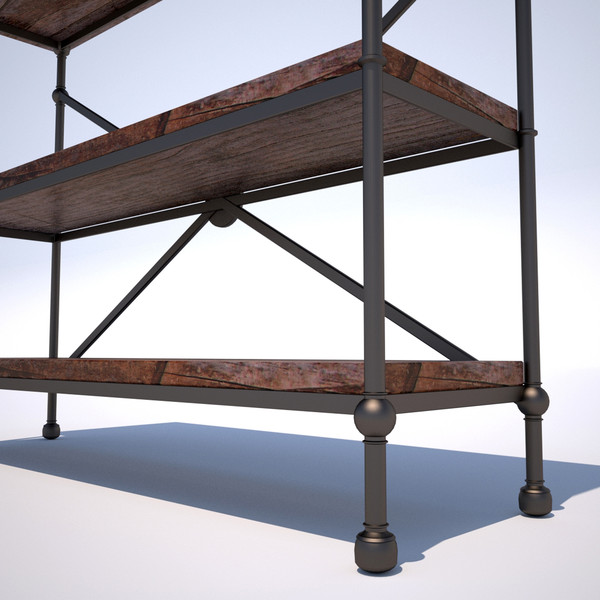 3d modern table wood - Side Table by CTA AE