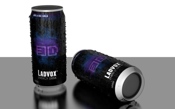 3ds max realistic soda - Icy soda can by Ladvox