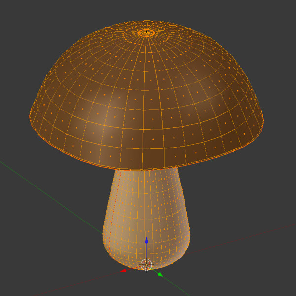 fungus boletus 3ds - Fungus Boletus for Game by fantazir