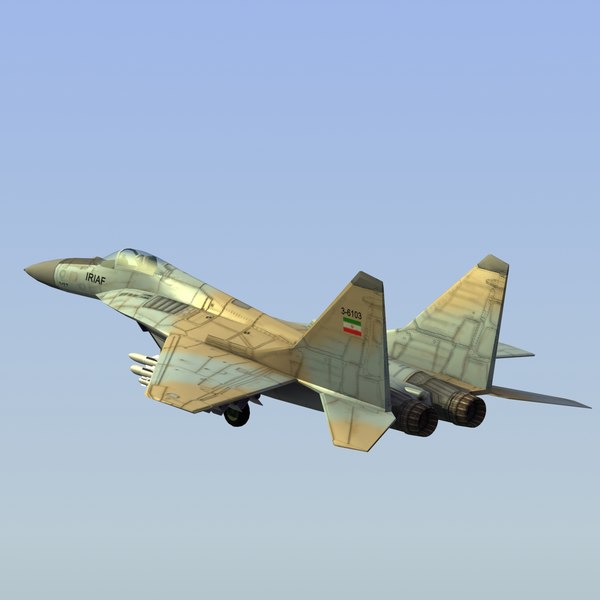 maya iranian mig29 fulcrum mig - Mig29 Fulcrum IRIAF LW by ES3DStudios