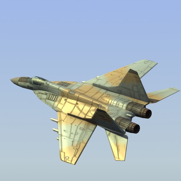 maya iranian mig29 fulcrum mig - Mig29 Fulcrum IRIAF LW by ES3DStudios