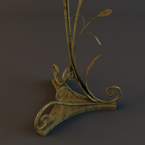 table stand dialma brown 3d model - Table-Stand-DIALMA_BROWN-DB001169 by mifody