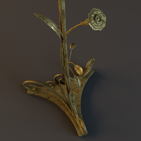 table stand dialma brown 3d model - Table-Stand-DIALMA_BROWN-DB001169 by mifody