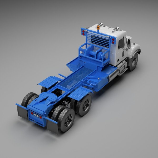 winch truck frame width 3d ma - Winch Truck Frame Width Tailroller by Dsmodels