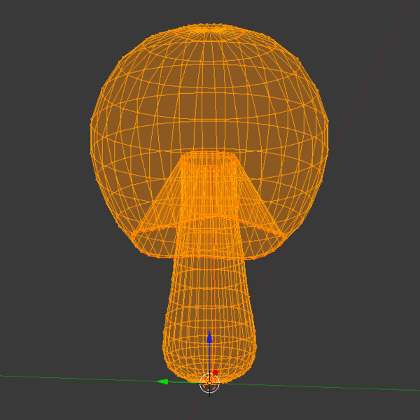 free fungus champignon 3d model - Fungus Champignon by fantazir
