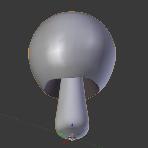 free fungus champignon 3d model - Fungus Champignon by fantazir