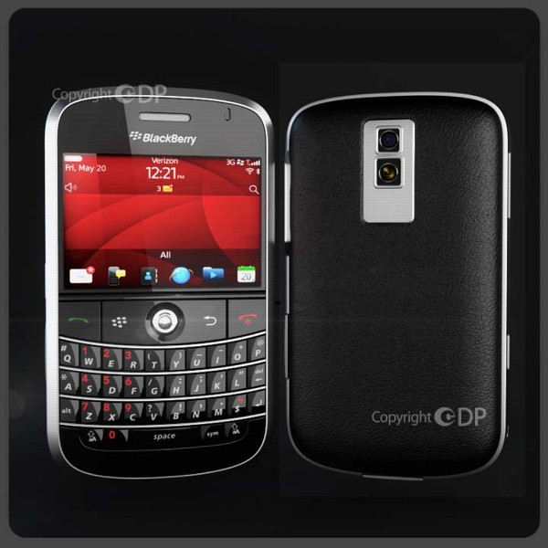 blackberry smartphone 3d model - Blackberry by SanjeewaDP