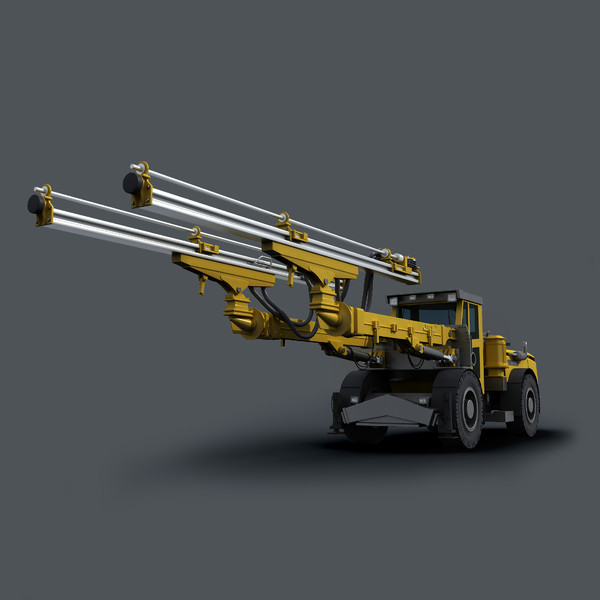 obj atlas copco e2 c - Atlas Copco Boomer E2 C by platinum3dmodels