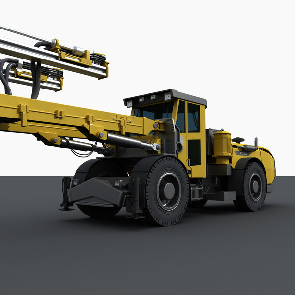 obj atlas copco e2 c - Atlas Copco Boomer E2 C by platinum3dmodels