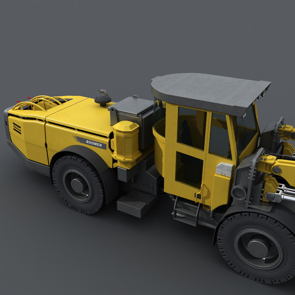 obj atlas copco e2 c - Atlas Copco Boomer E2 C by platinum3dmodels