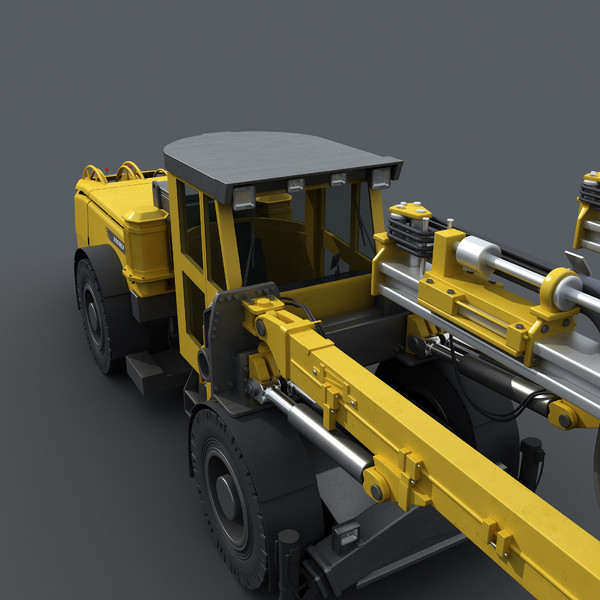 obj atlas copco e2 c - Atlas Copco Boomer E2 C by platinum3dmodels