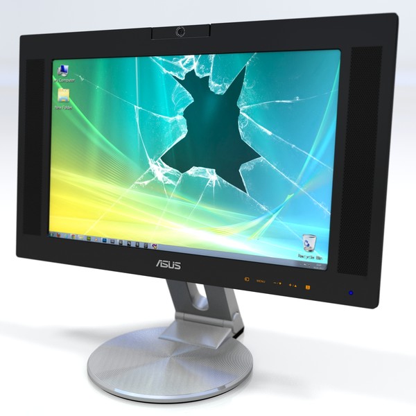 3d monitor lcd asus pw201 model - LCD Monitor Asus PW201 by PROmax_