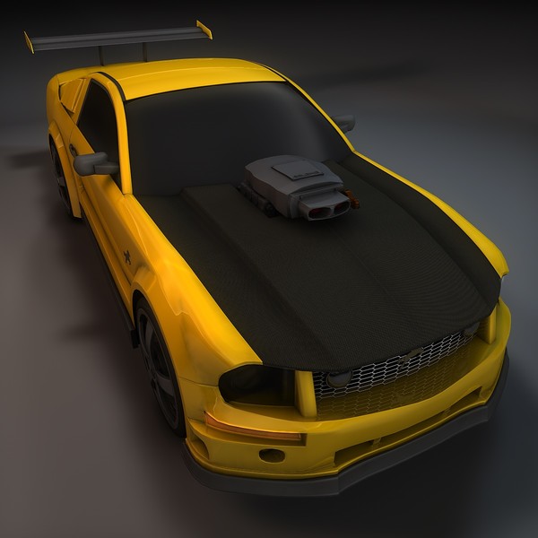 c4d mustang stallion sport car - Mustang Stallion by KeremGogus