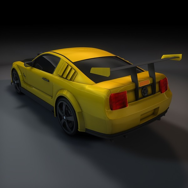 c4d mustang stallion sport car - Mustang Stallion by KeremGogus
