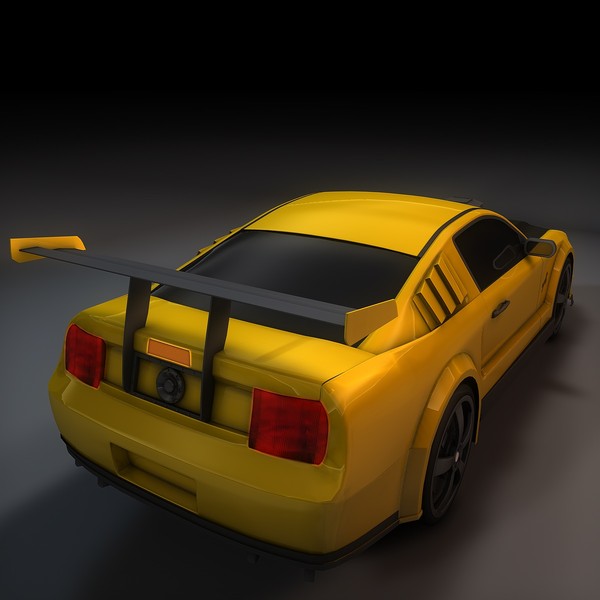 c4d mustang stallion sport car - Mustang Stallion by KeremGogus