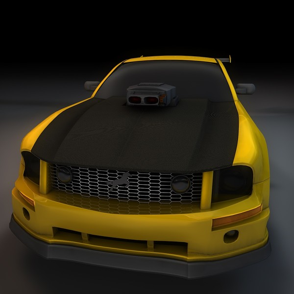 c4d mustang stallion sport car - Mustang Stallion by KeremGogus