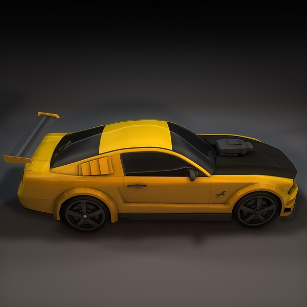 c4d mustang stallion sport car - Mustang Stallion by KeremGogus