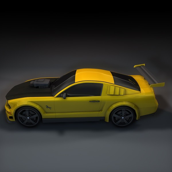 c4d mustang stallion sport car - Mustang Stallion by KeremGogus