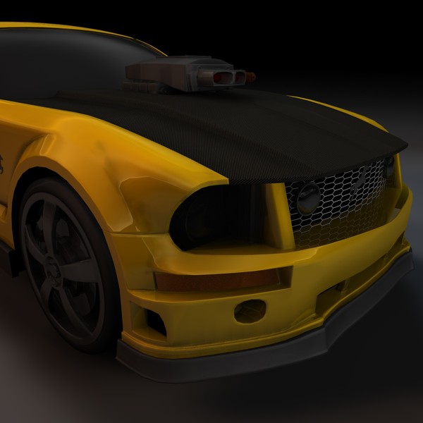 c4d mustang stallion sport car - Mustang Stallion by KeremGogus