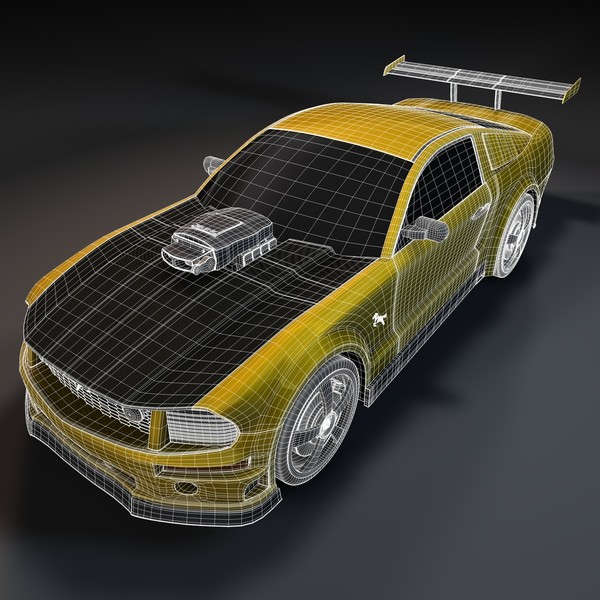 c4d mustang stallion sport car - Mustang Stallion by KeremGogus
