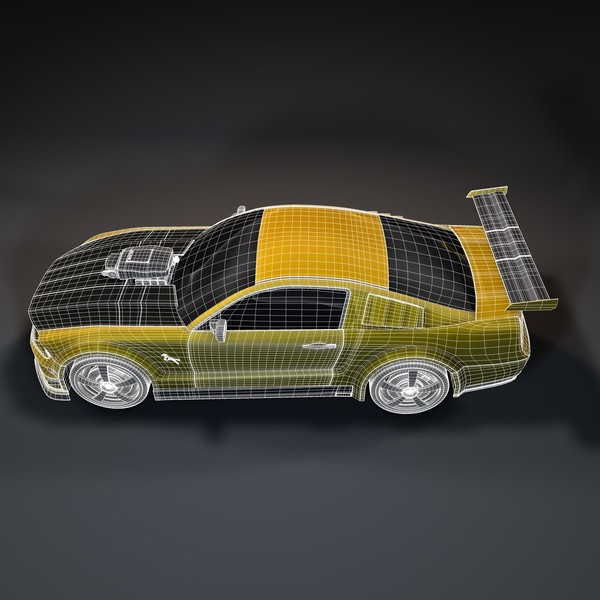 c4d mustang stallion sport car - Mustang Stallion by KeremGogus