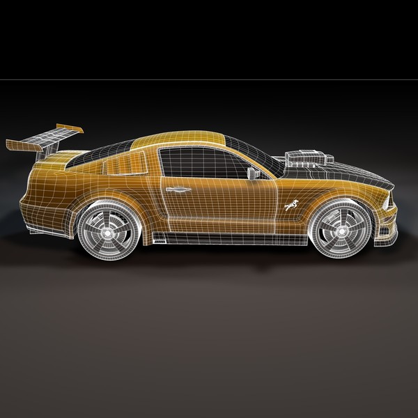 c4d mustang stallion sport car - Mustang Stallion by KeremGogus