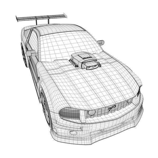 c4d mustang stallion sport car - Mustang Stallion by KeremGogus