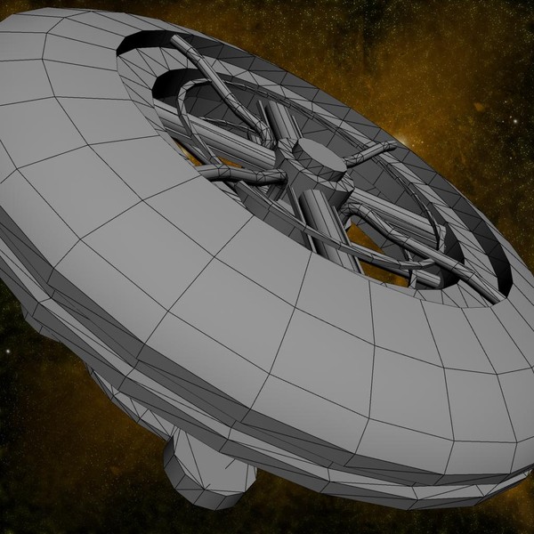 3d space station model - Spaceship_Station_8... by Angryfly
