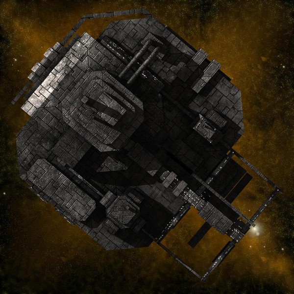 space station 3d model - Spaceship_Station_6... by Angryfly