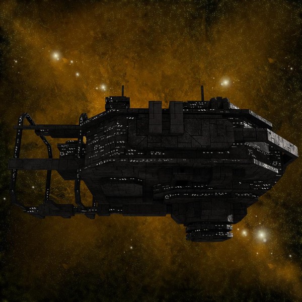 space station 3d model - Spaceship_Station_6... by Angryfly