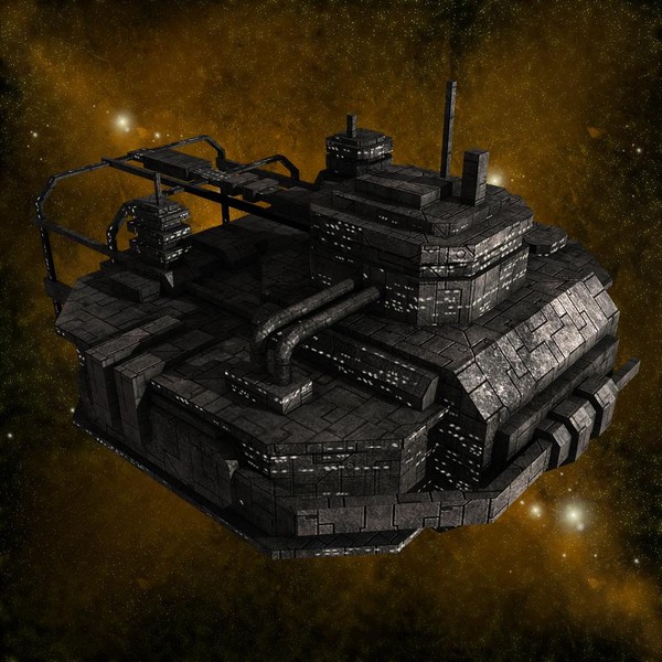 space station 3d model - Spaceship_Station_6... by Angryfly