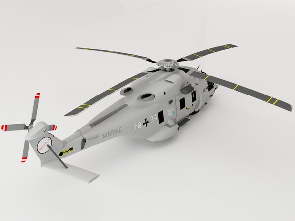 3ds nh90 helicopter - Nh90 Helicopter by luledesign